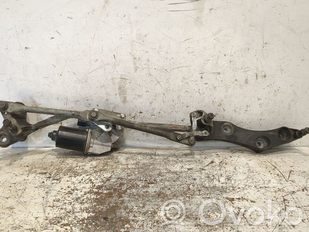 BMW 5 E60 E61 Mechanizm i silniczek wycieraczek szyby przedniej / czołowej 