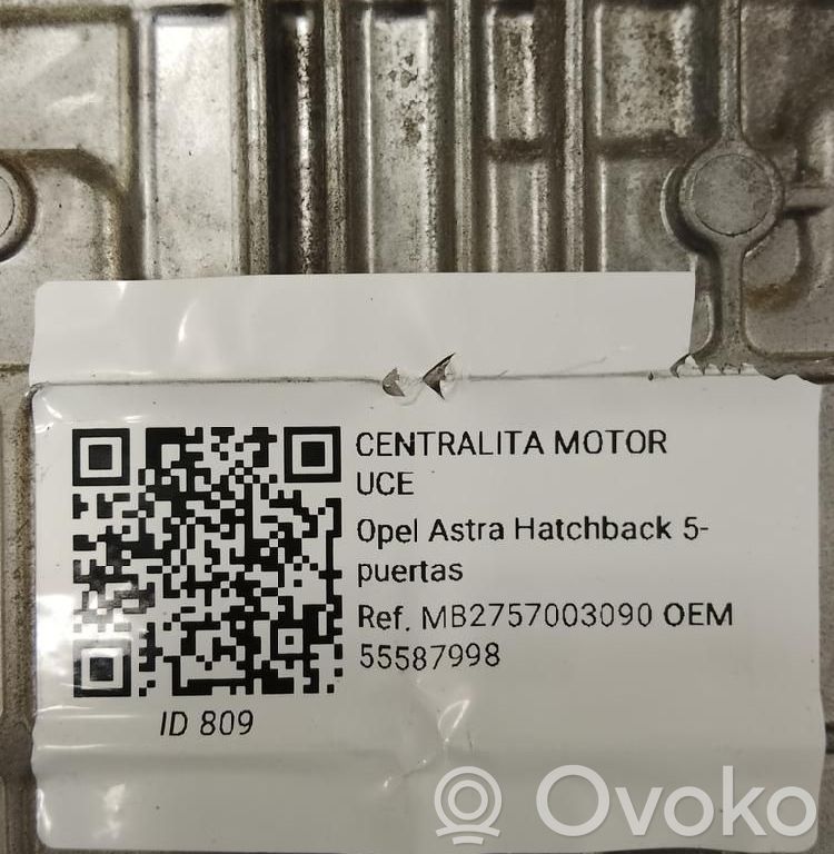 Unidad de control/módulo del motor   55587998,MB2757003090