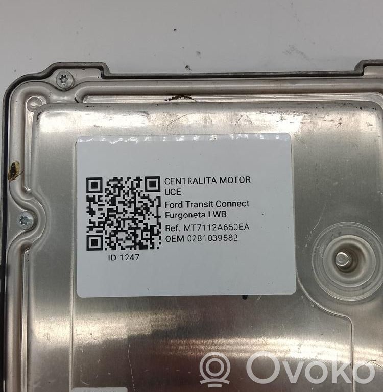 Engine control unit/module   0281039582,MT7112A650EA