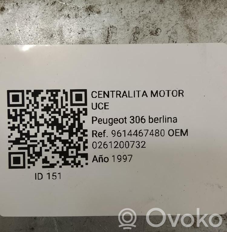 Engine control unit/module   0261200732,9614467480