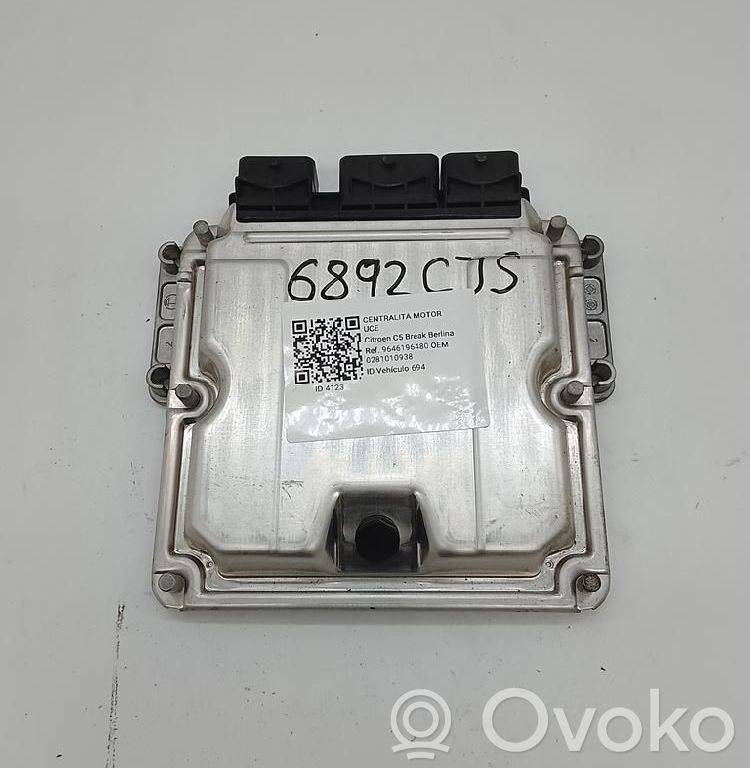 Engine control unit/module   0281010938,9646196480