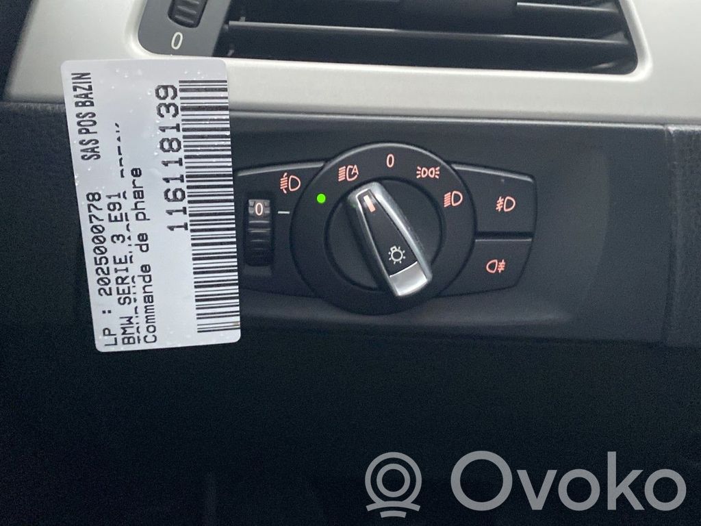 BMW 3 E90 E91 Light switch 