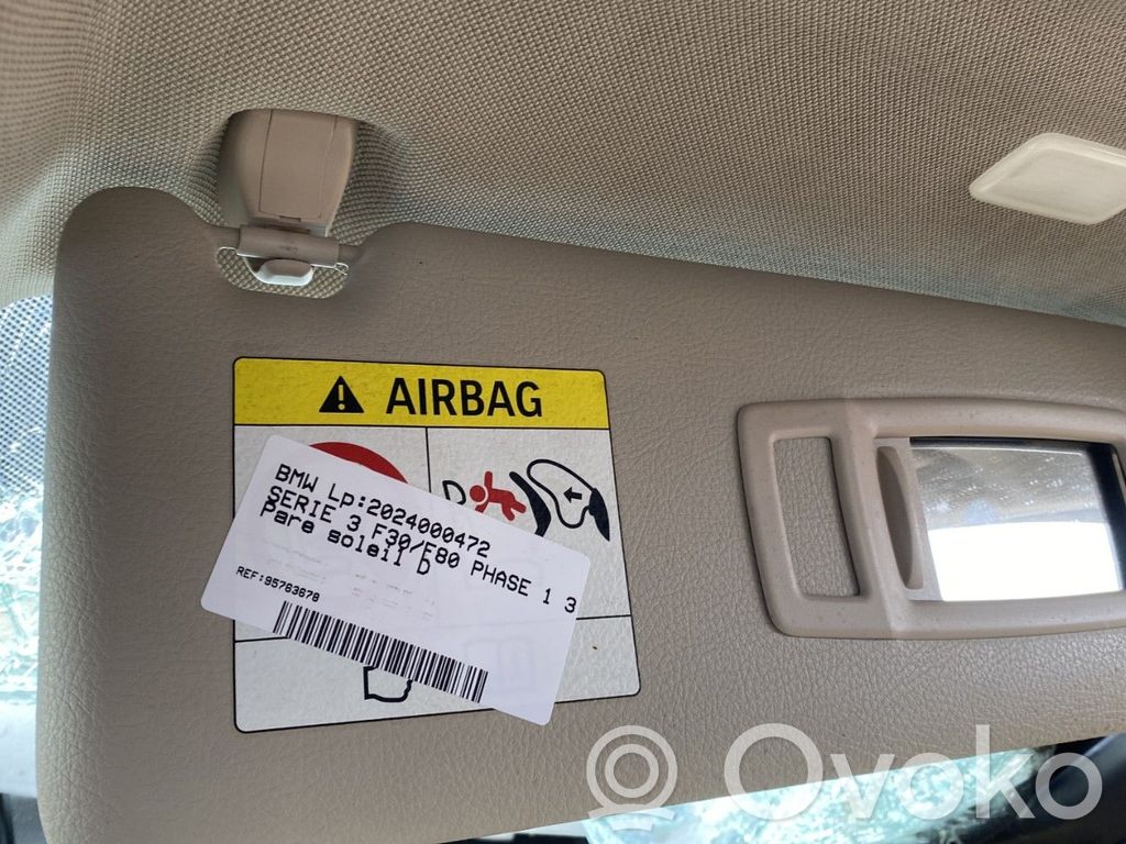 BMW 3 F30 F35 F31 Sun visor 