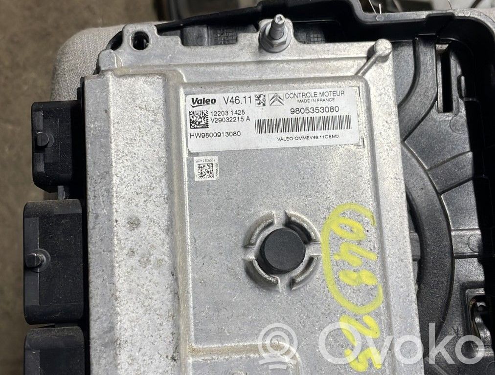 Peugeot 208 I Engine control unit/module 