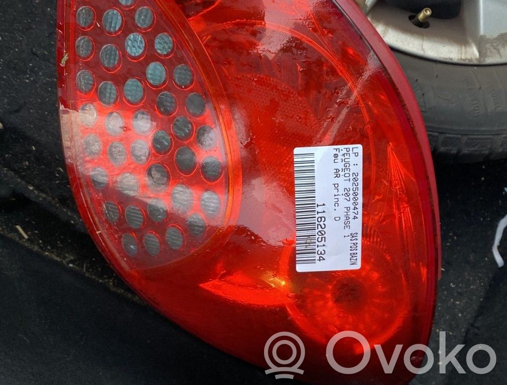 Peugeot 207 Luci posteriori