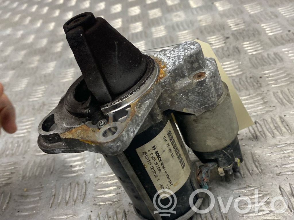 Motor de arranque   25200067