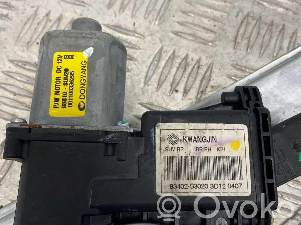 Opel Mokka Macara geam ușă spate cu motor
