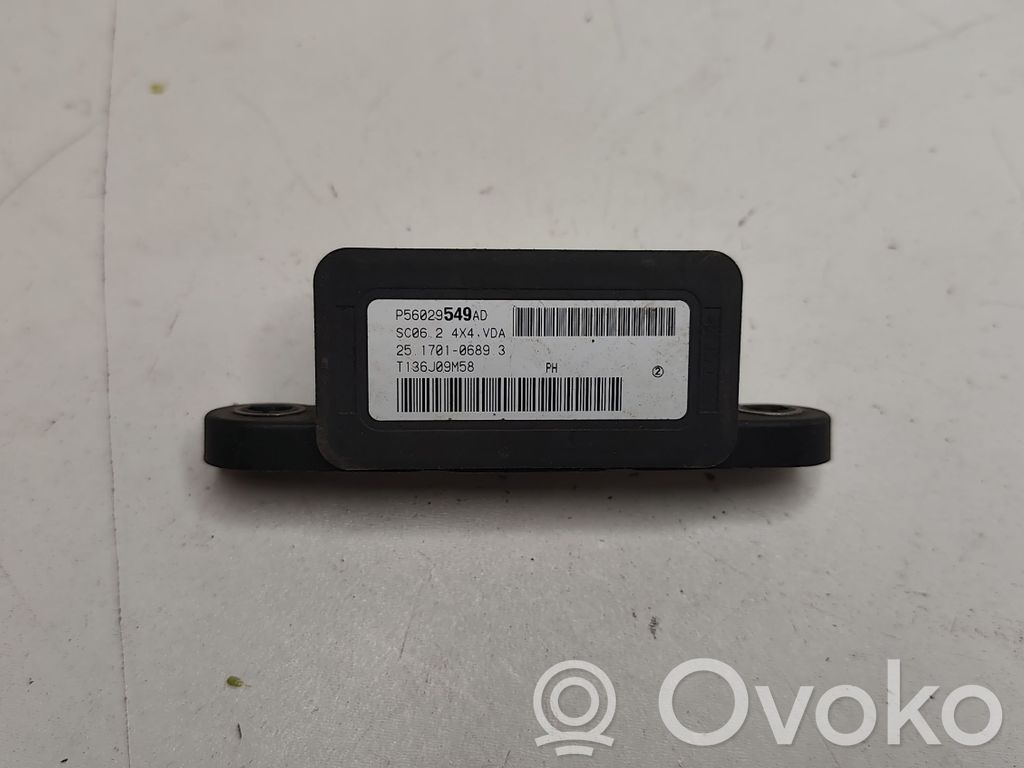 Dodge Challenger ESP acceleration yaw rate sensor 
