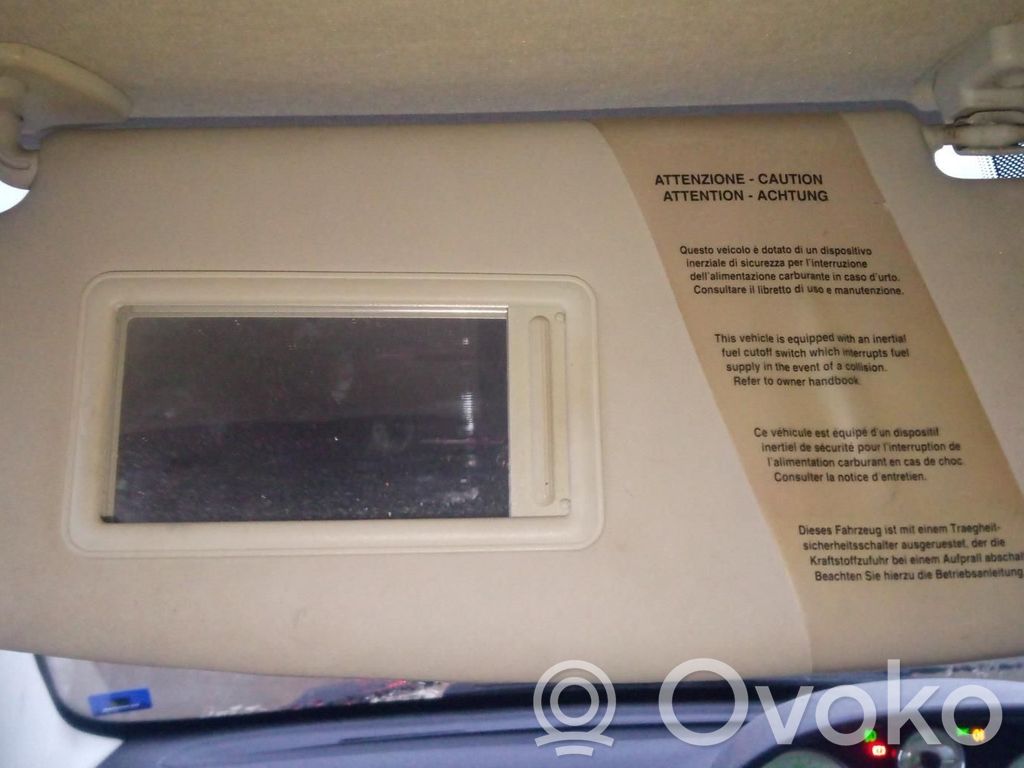 Lancia Ypsilon Sun visor 