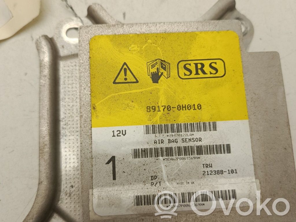 Citroen C1 Airbag control unit/module 