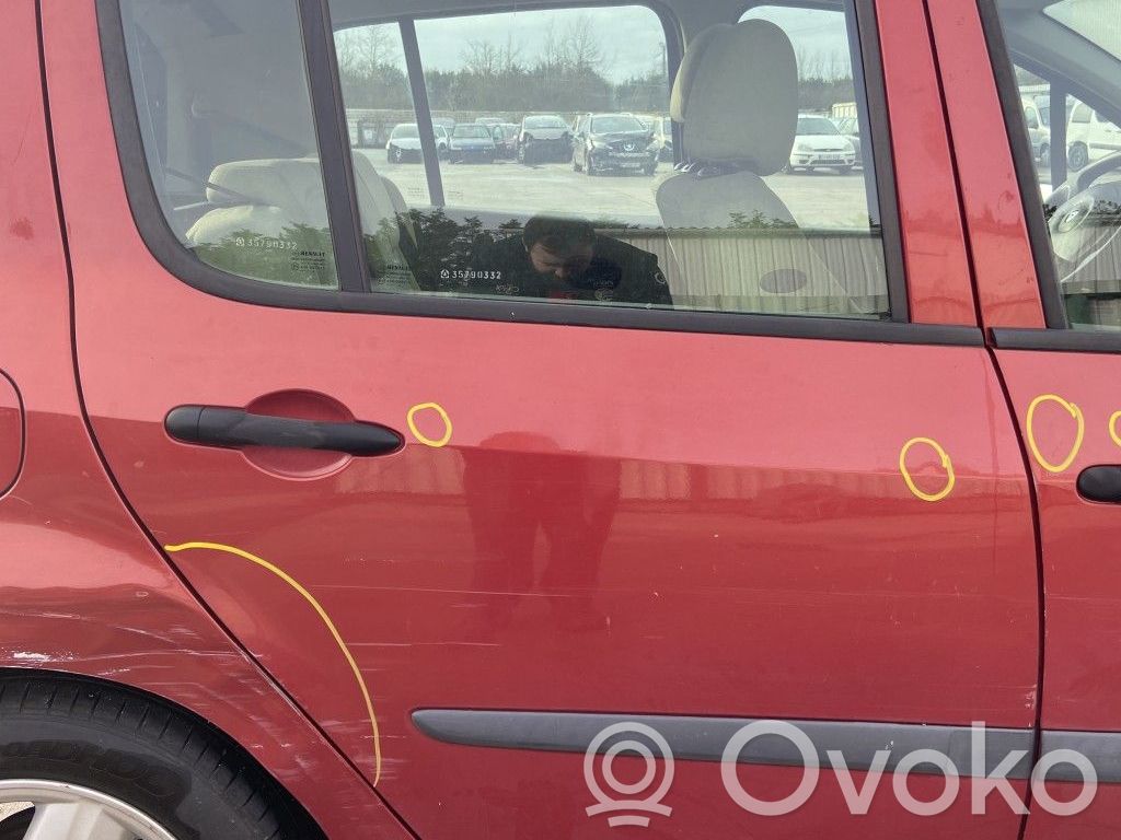 Renault Modus Regulador manual de la ventanilla trasera 