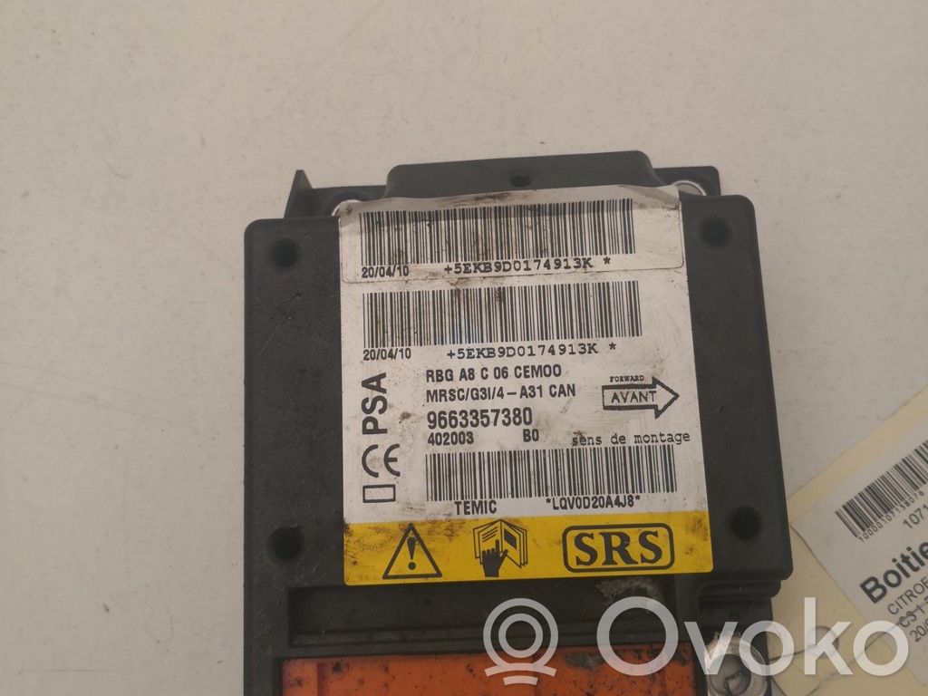 Citroen C3 Airbag control unit/module 