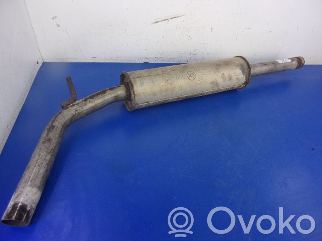 Volkswagen Polo III 6N 6N2 6NF Marmitta/silenziatore posteriore tubo di scappamento