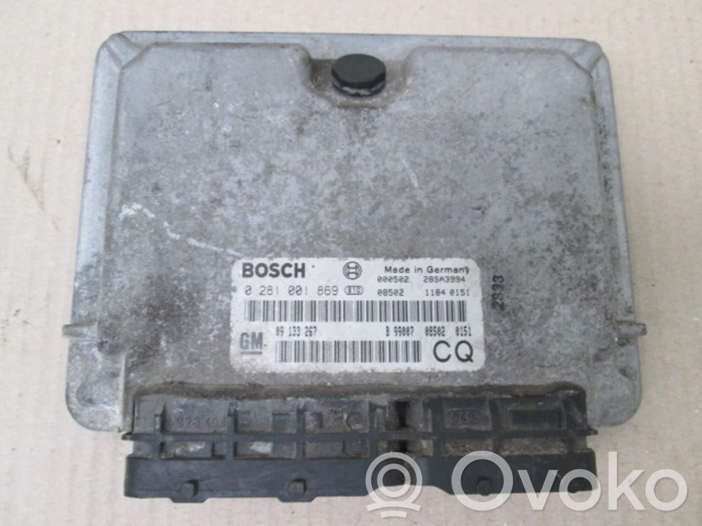 Opel Astra G Unité de commande, module ECU de moteur 