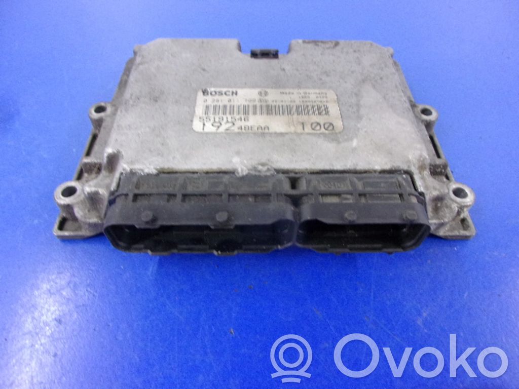 Fiat Stilo Unité de commande, module ECU de moteur 