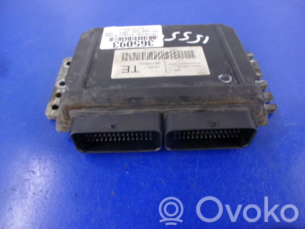 Engine control unit/module ECU   96376653TE,96376653TE