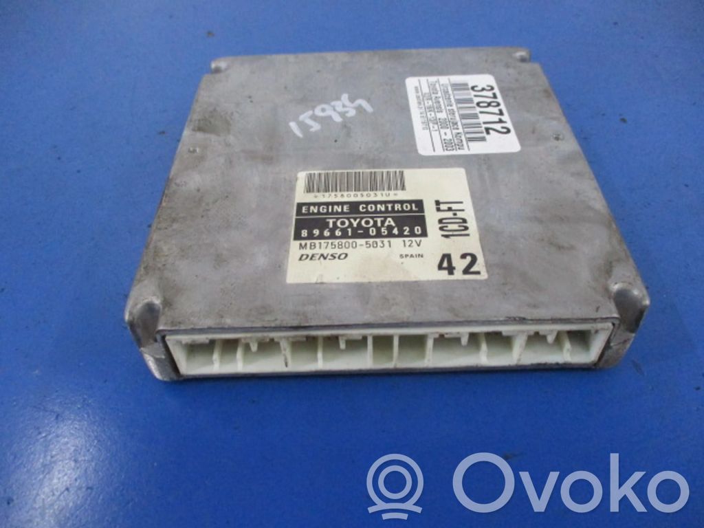 Toyota Avensis Verso Centralina/modulo motore ECU