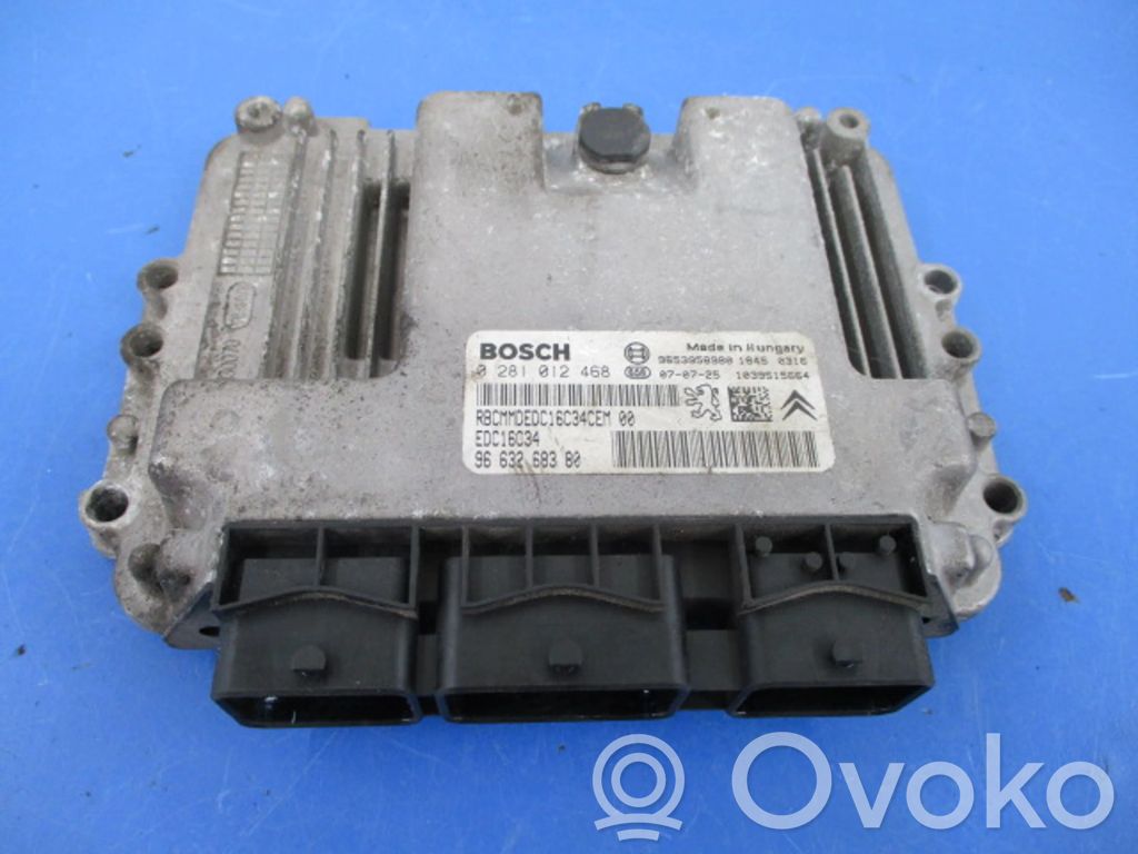 Citroen Xsara Picasso Unité de commande, module ECU de moteur