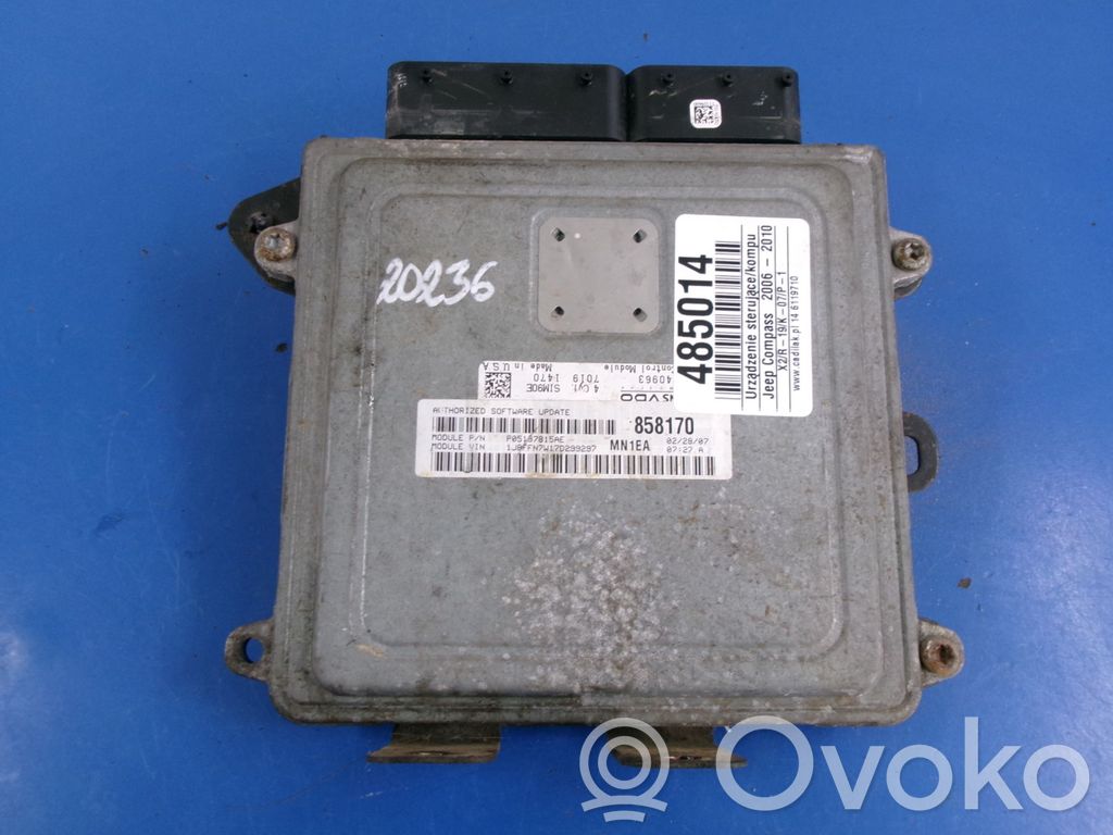 Jeep Compass Unitate control motor/modul ECU 
