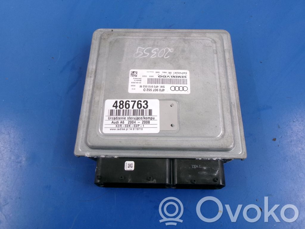 Audi A6 Allroad C5 Unité de commande, module ECU de moteur 