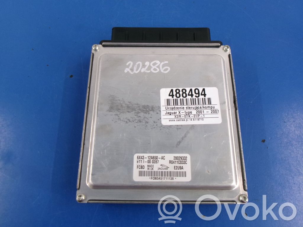 Jaguar X-Type Engine control unit/module ECU 