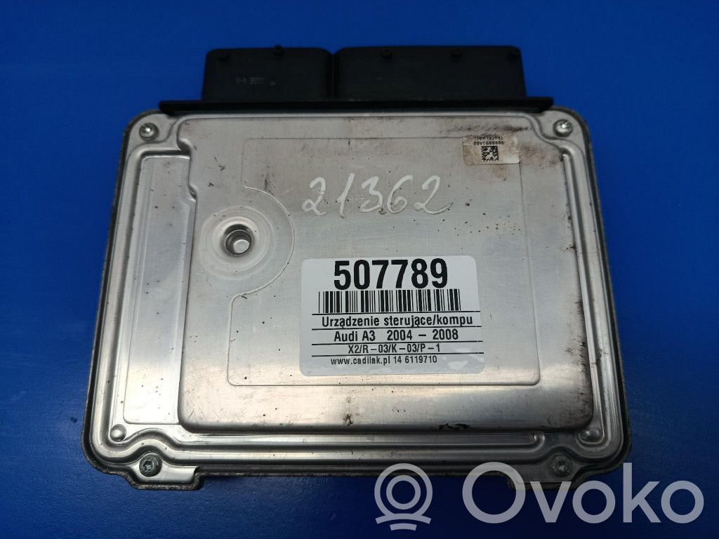 Audi A3 S3 A3 Sportback 8P Engine control unit/module ECU 