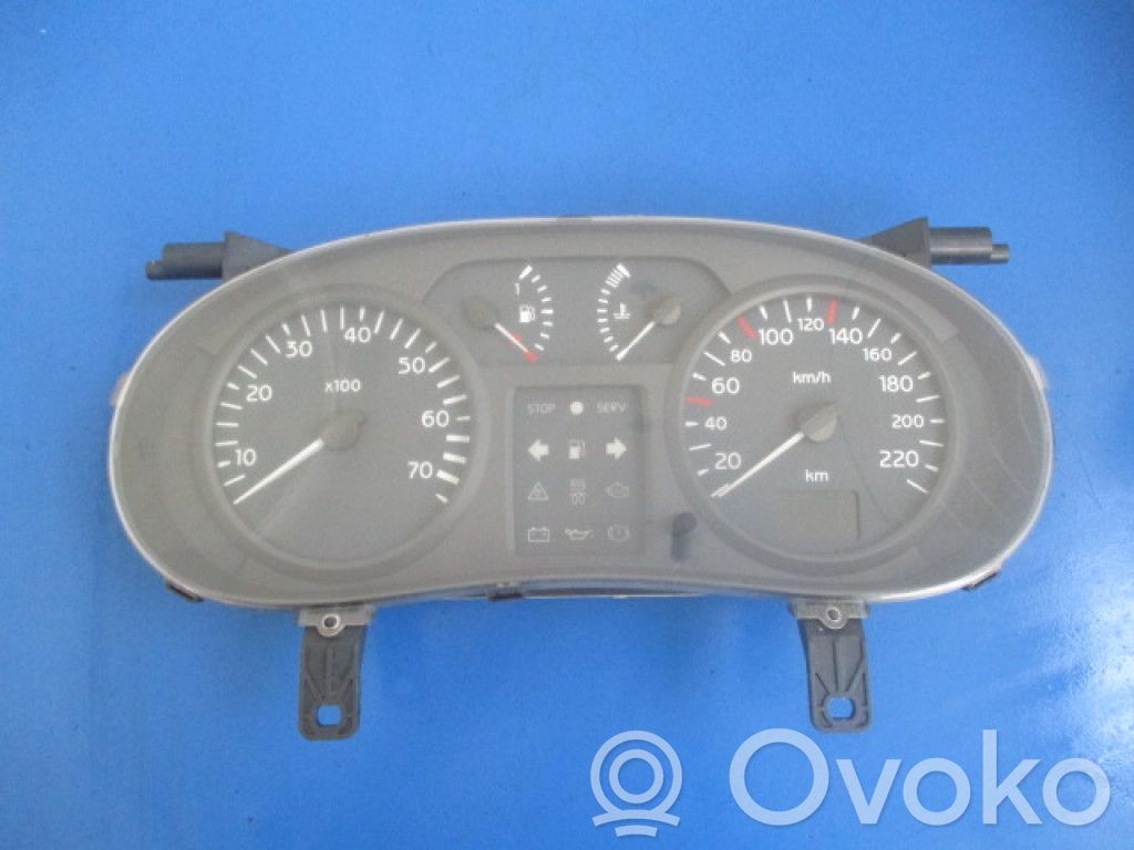 Renault Clio III Geschwindigkeitsmesser Cockpit 