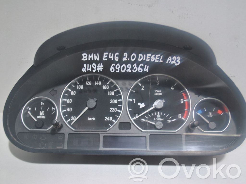 BMW 3 E46 Nopeusmittari (mittaristo) 