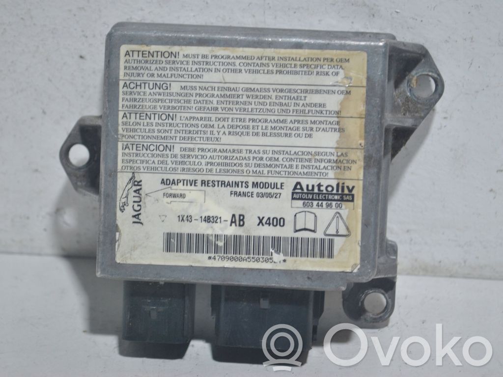 Jaguar X-Type Airbag control unit/module 