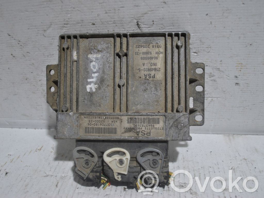 Peugeot 206 Engine control unit/module 