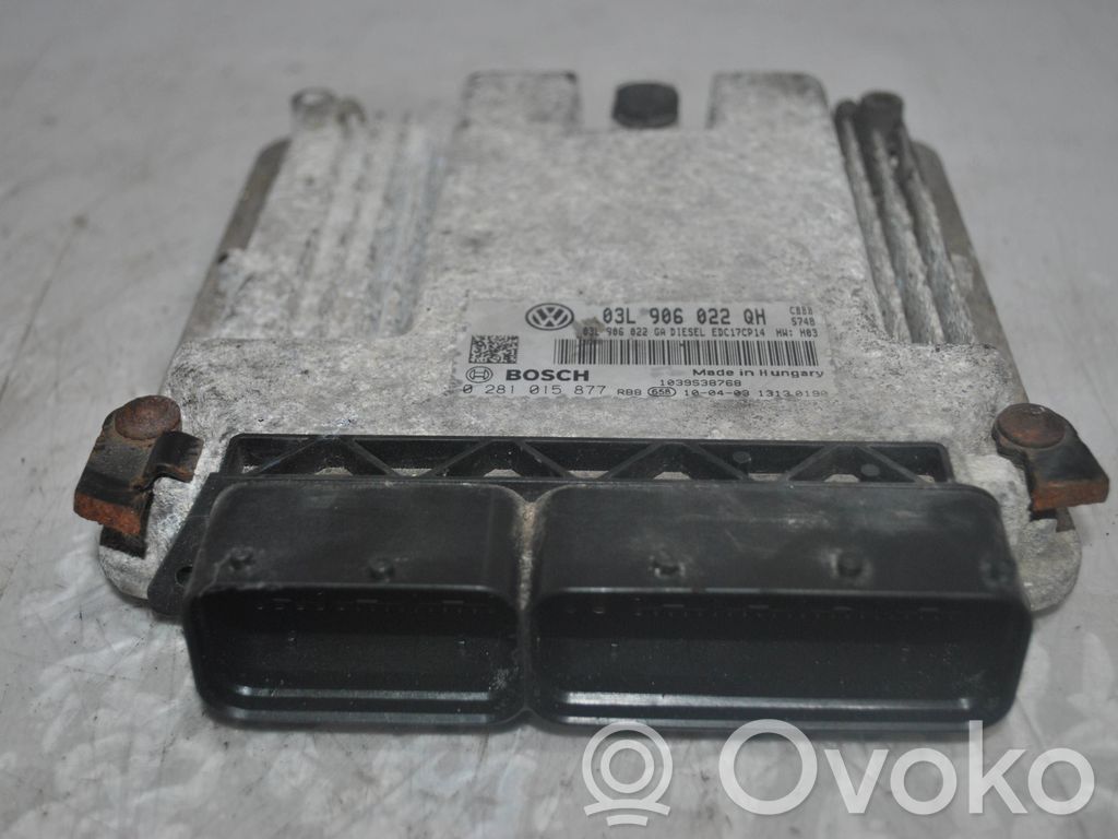 Skoda Superb B6 (3T) Engine control unit/module 