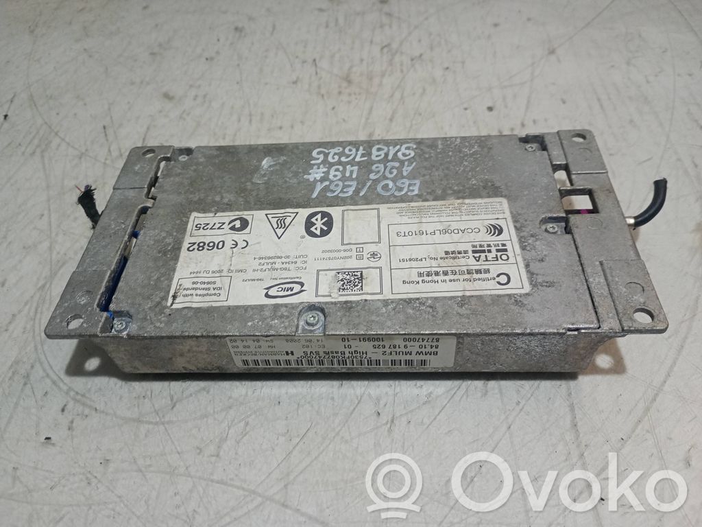 BMW 5 E60 E61 Module unité de contrôle Bluetooth 