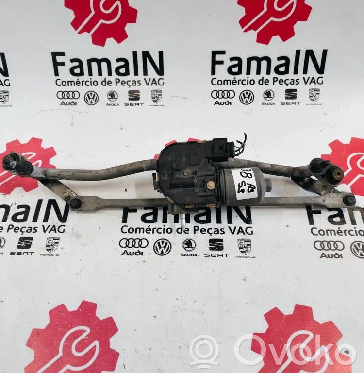 Audi A3 S3 8P Mechanizm i silniczek wycieraczek szyby przedniej / czołowej 