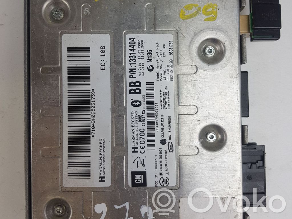 Bluetooth Modul Steuergerät   13314404