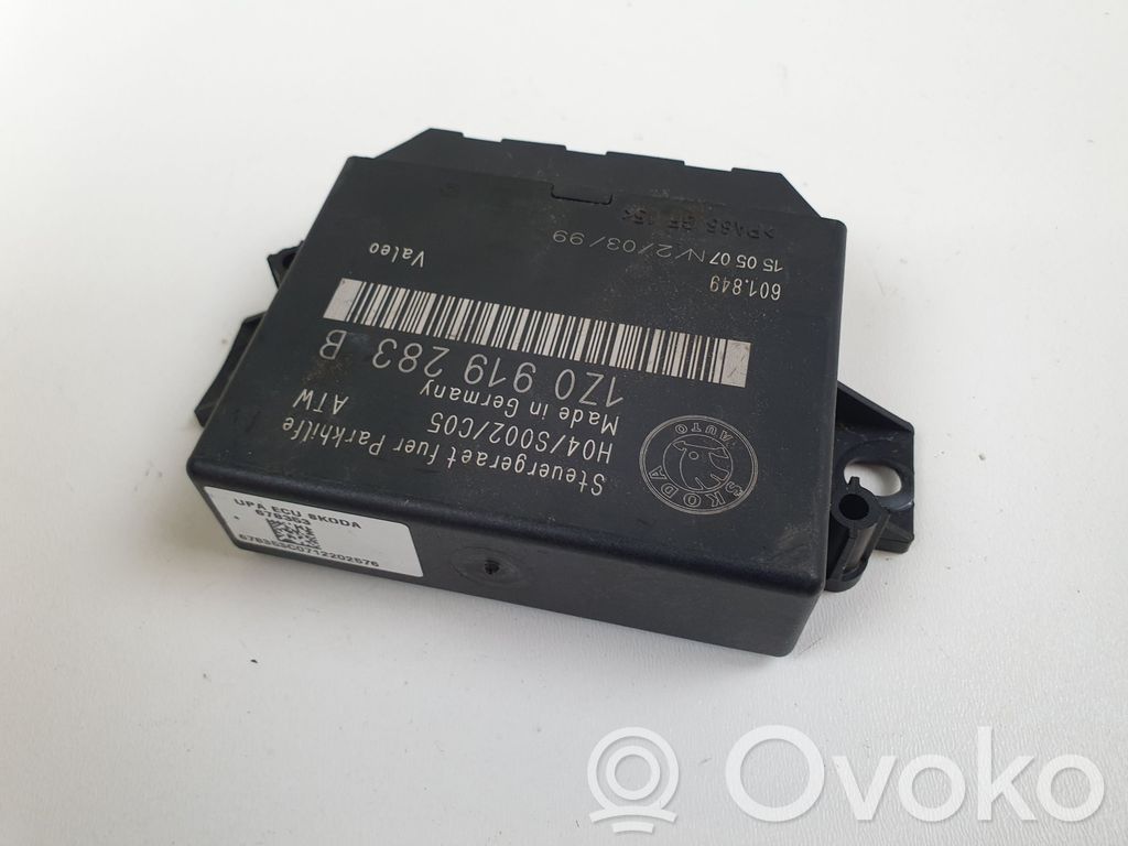 Parking PDC control unit/module   1Z0919283B,601849