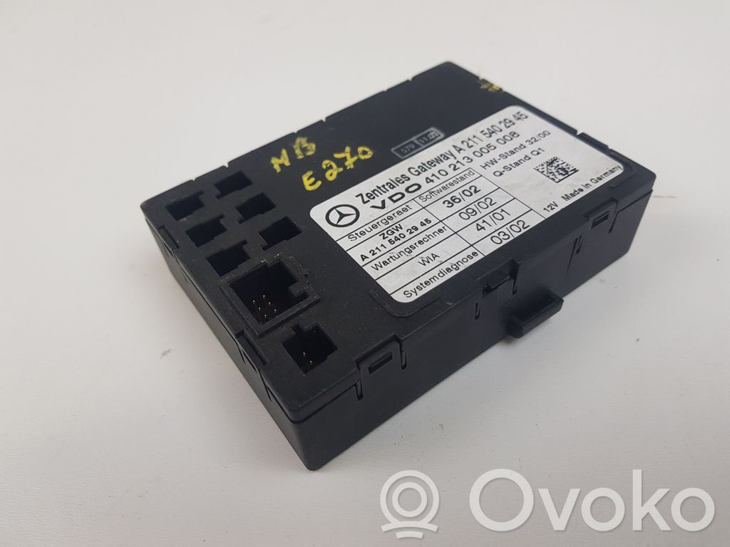 Mercedes-Benz E W211 Módulo de control Gateway 