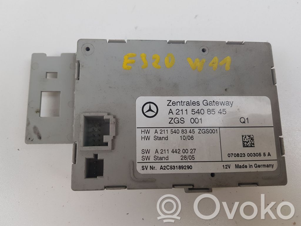 Mercedes-Benz E W211 Módulo de control Gateway 