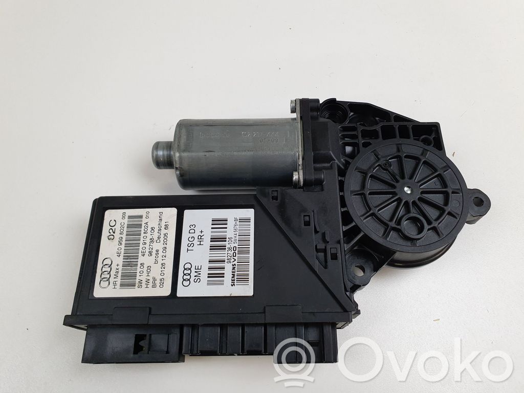Audi A8 S8 D3 4E Aizmugurē loga pacēlāja motoriņš 