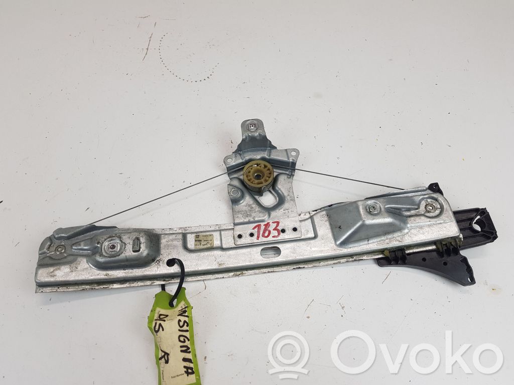 Opel Insignia A Mechanizm podnoszenia szyby tylnej bez silnika 
