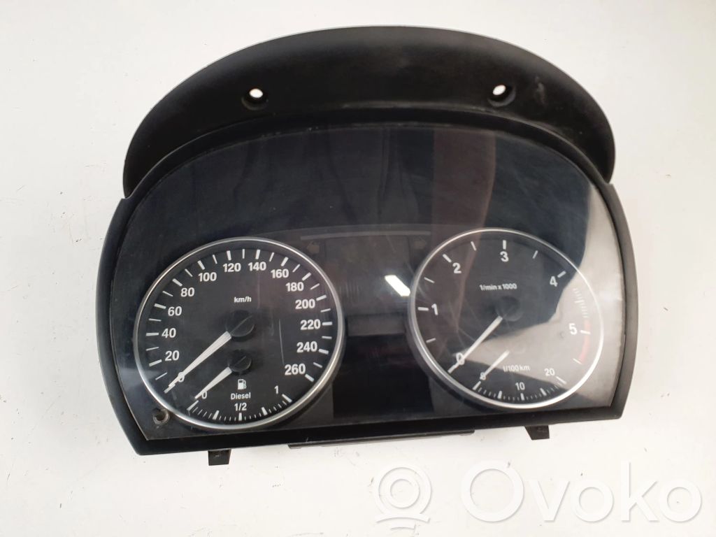 BMW 3 E90 E91 Speedometer (instrument cluster) 