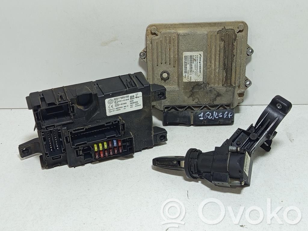 Fiat Grande Punto Engine ECU kit and lock set 