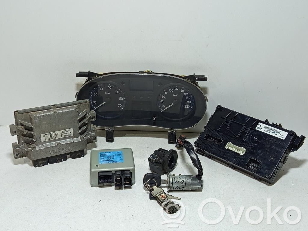 Renault Clio III Kit centralina motore ECU e serratura 