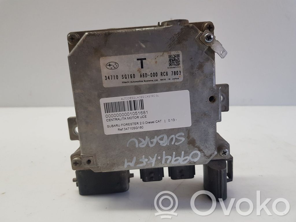 Subaru Forester SJ Engine control unit/module 