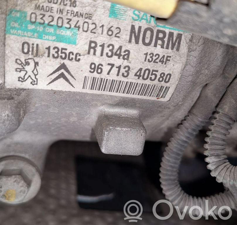 Peugeot 508 Ilmastointilaitteen kompressorin pumppu (A/C)