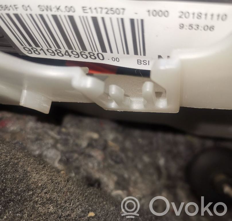 Citroen C-Elysée Ramka / Moduł bezpieczników