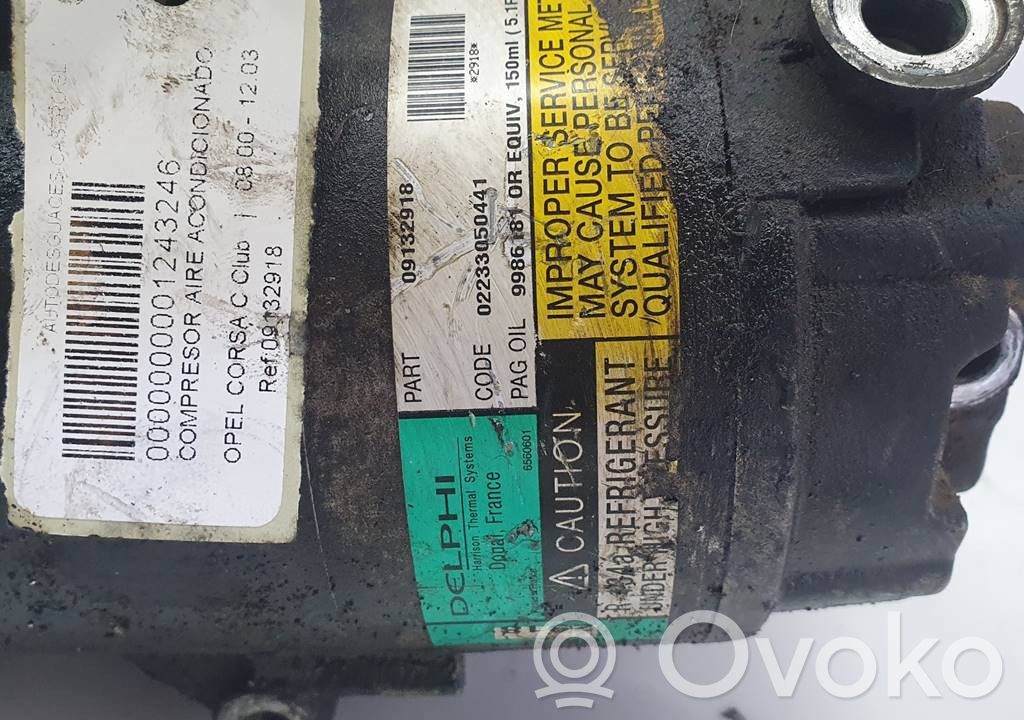 Opel Corsa C Klimakompressor Pumpe 