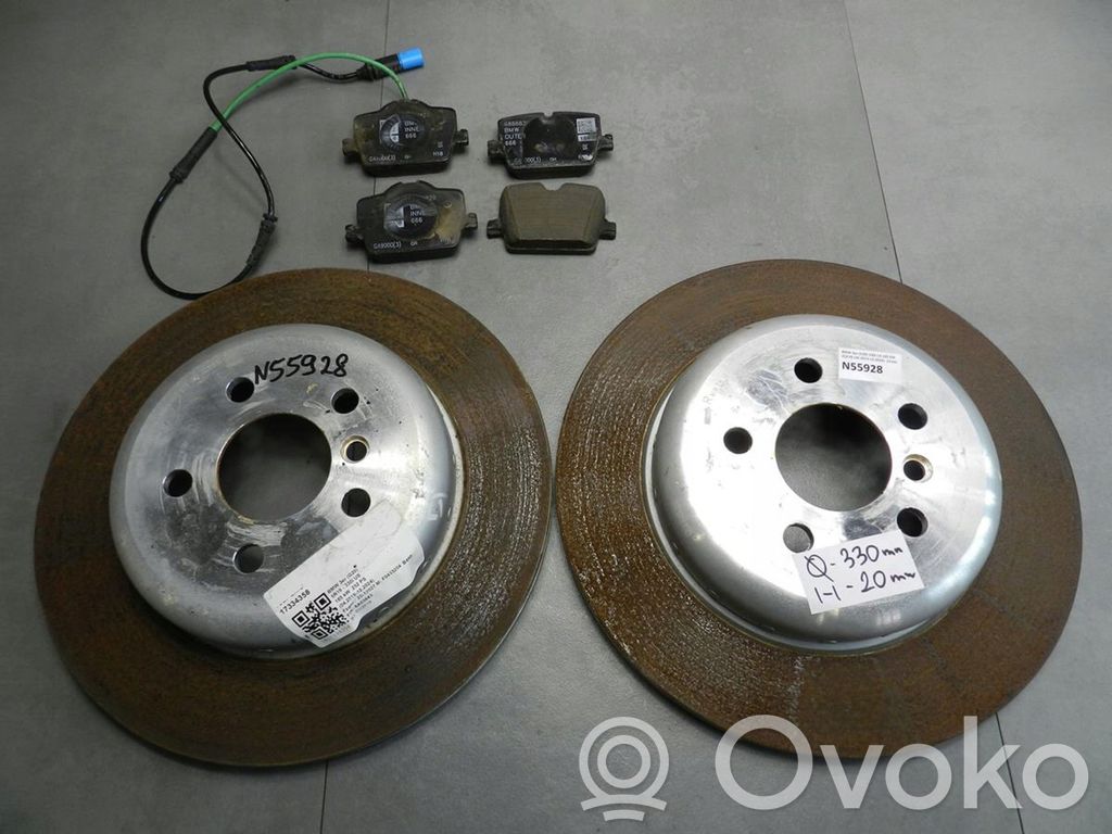 BMW 3 G20 G21 Tarcza hamulca tylnego 