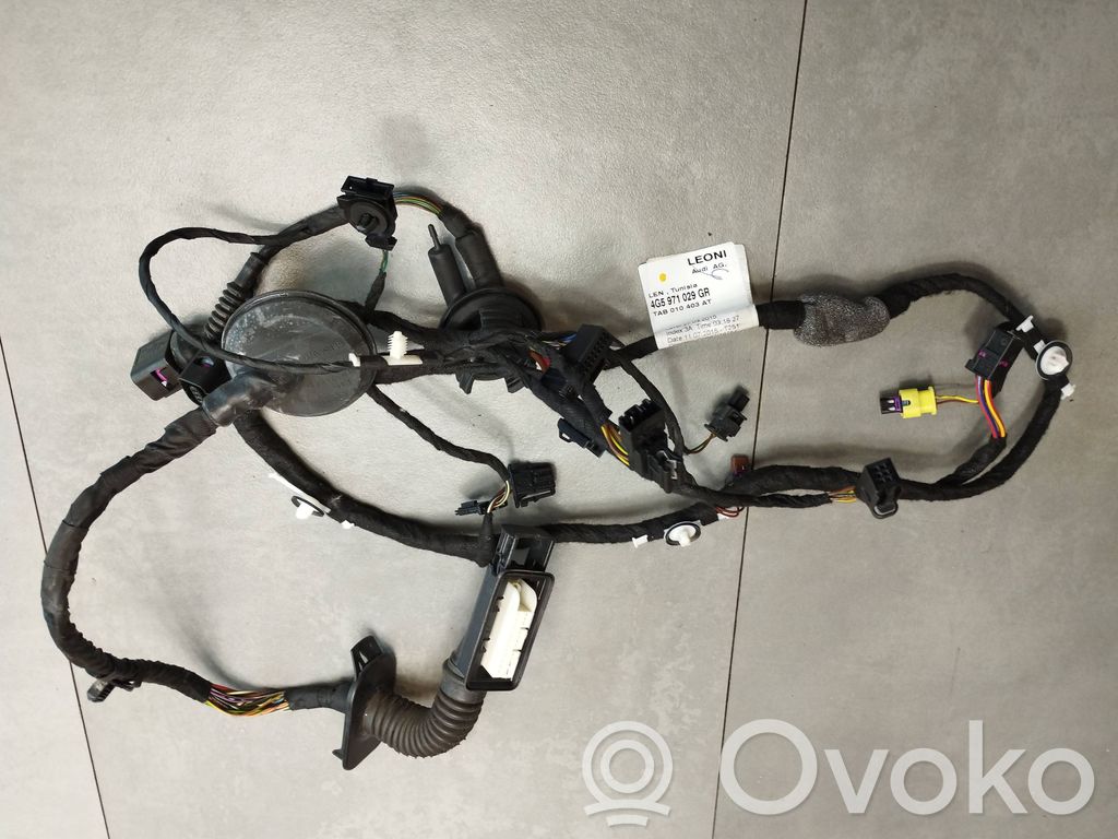 Audi A6 S6 C7 4G Arnés/cableado de puerta delantera 