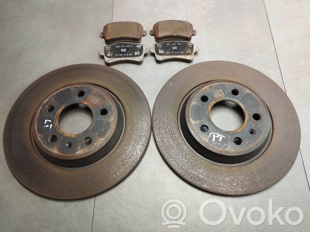 Audi A5 Sportback 8TA Tarcza hamulca tylnego 
