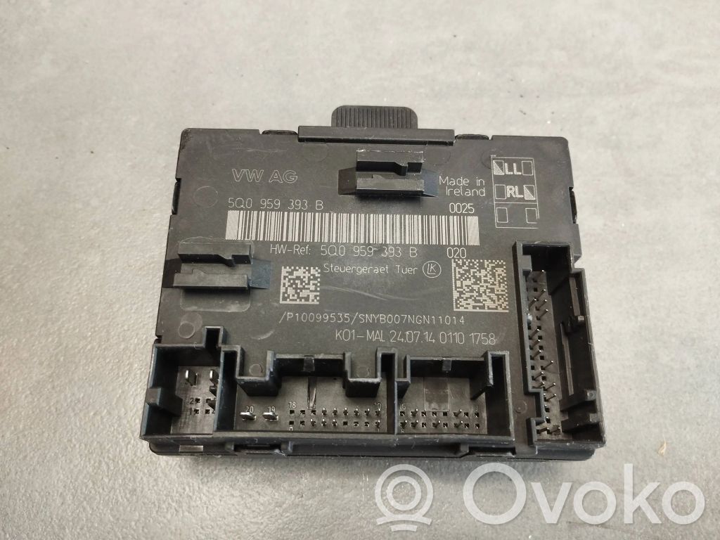 Audi A3 S3 8V Door control unit/module 